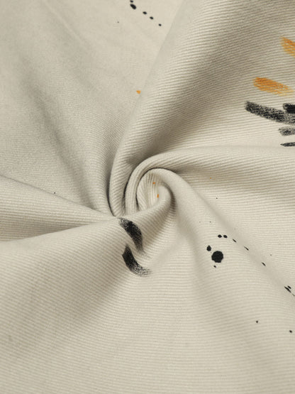 Retro Inkjet Dirty Dyed Barrel Pants 