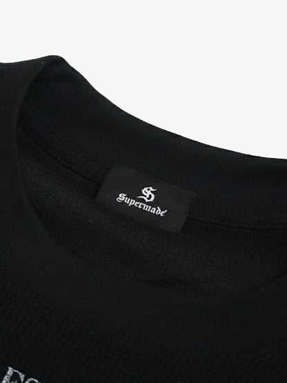 Cotton Oversized T-Shirt with Artistic Face Print and Bold Graphic Design 