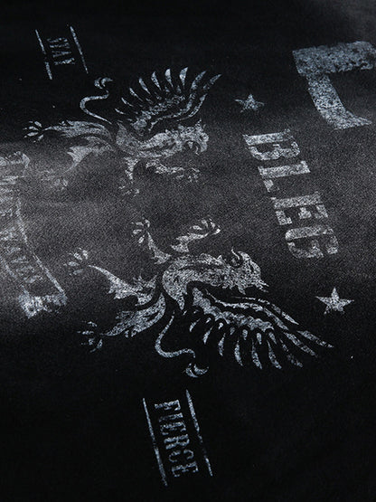 Street Spray Paint Print Hoodie 