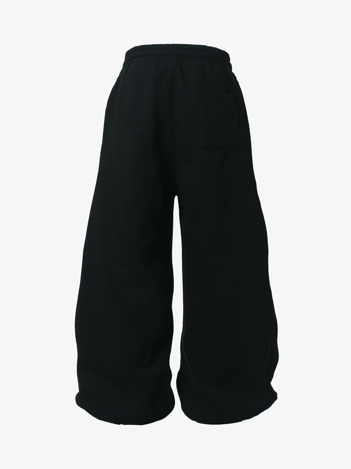 Retro Contrast Letter Star Print Fleece-Lined Sweatpants