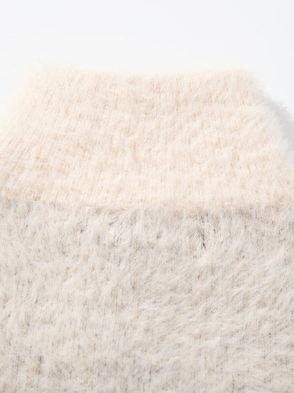 Cozy Pink Patterned Sweater for Women - Perfect for Fall and Winter Outfits 