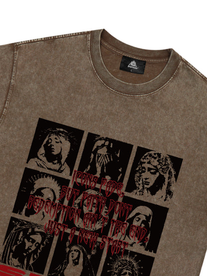 Original Saint Slogan Graphic T-Shirt 