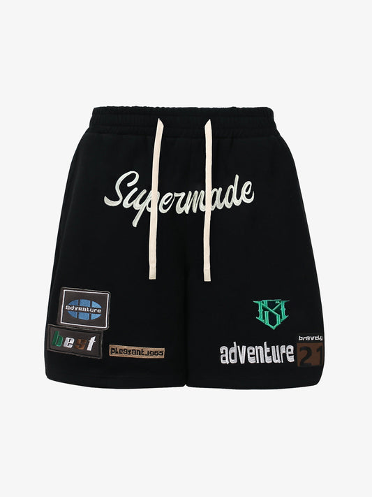 Street Graphic Drawstring Shorts 