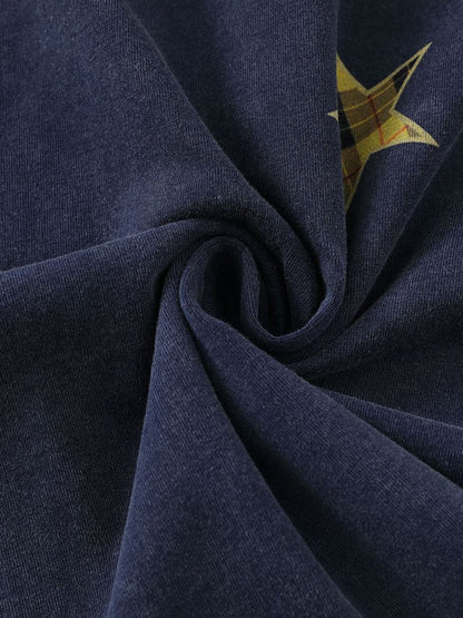 Retro-Inspired Long Sleeve Graphic Tee for Casual Wear 