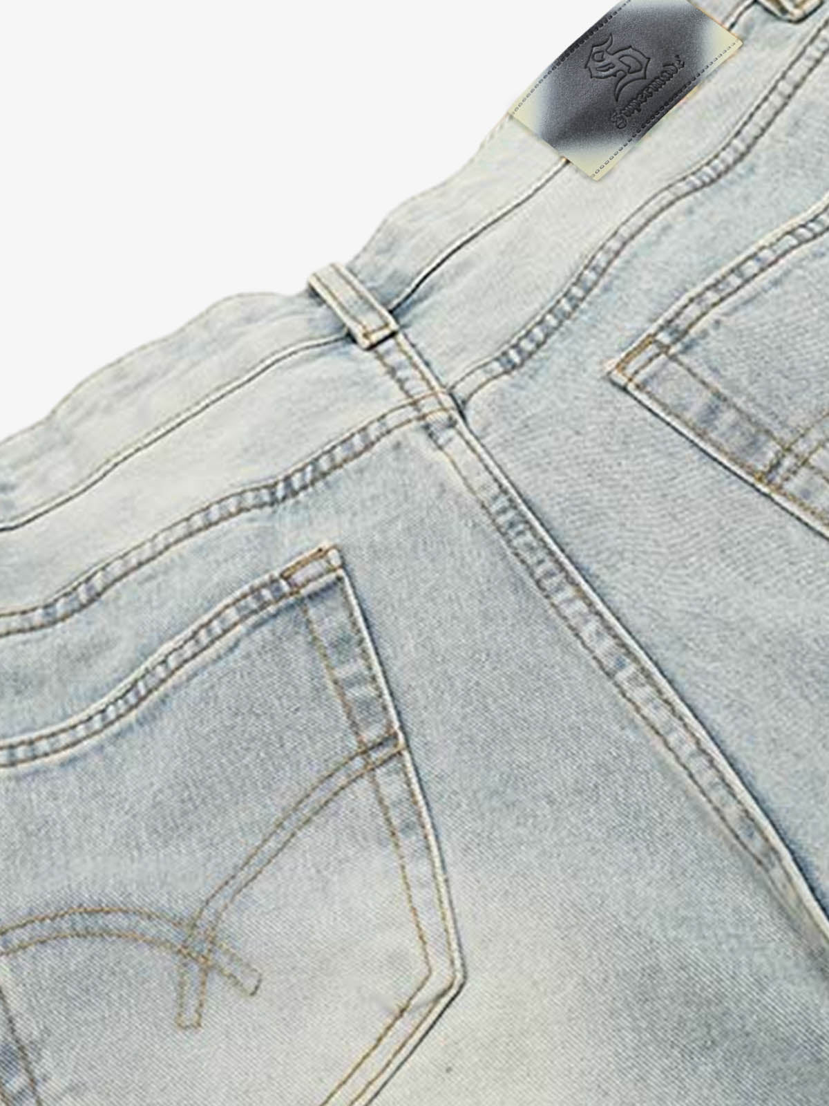 Light Wash Denim Wide Leg Bermuda Shorts for Women High Waist Casual Summer Style?