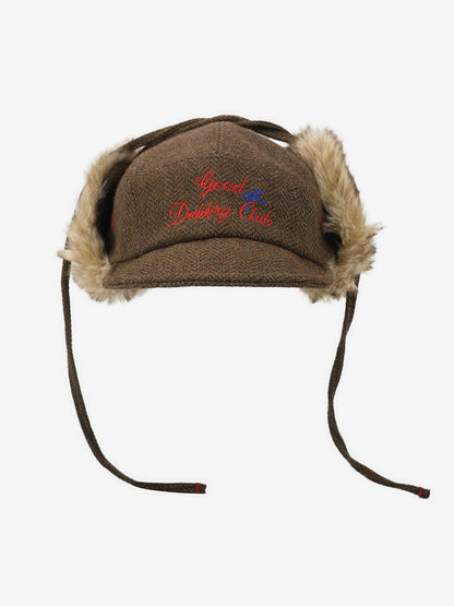 Winter Warmth Aviator Hat with Embroidered Design 