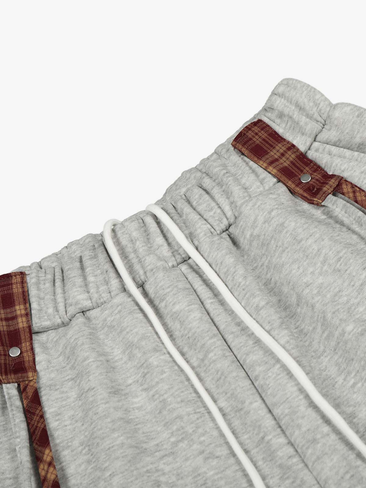 Star Patch Wide Leg Drawstring Sweatpants