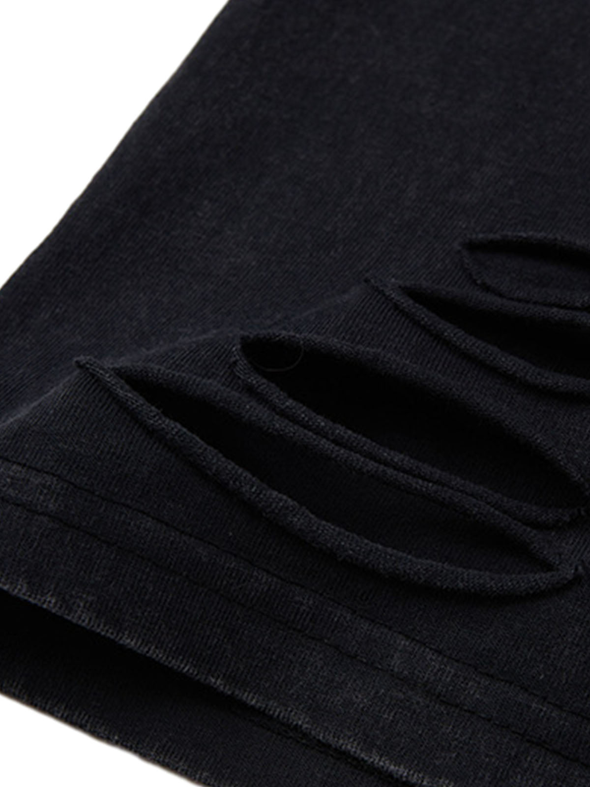 Distressed Graphic Butterfly Print Vest 