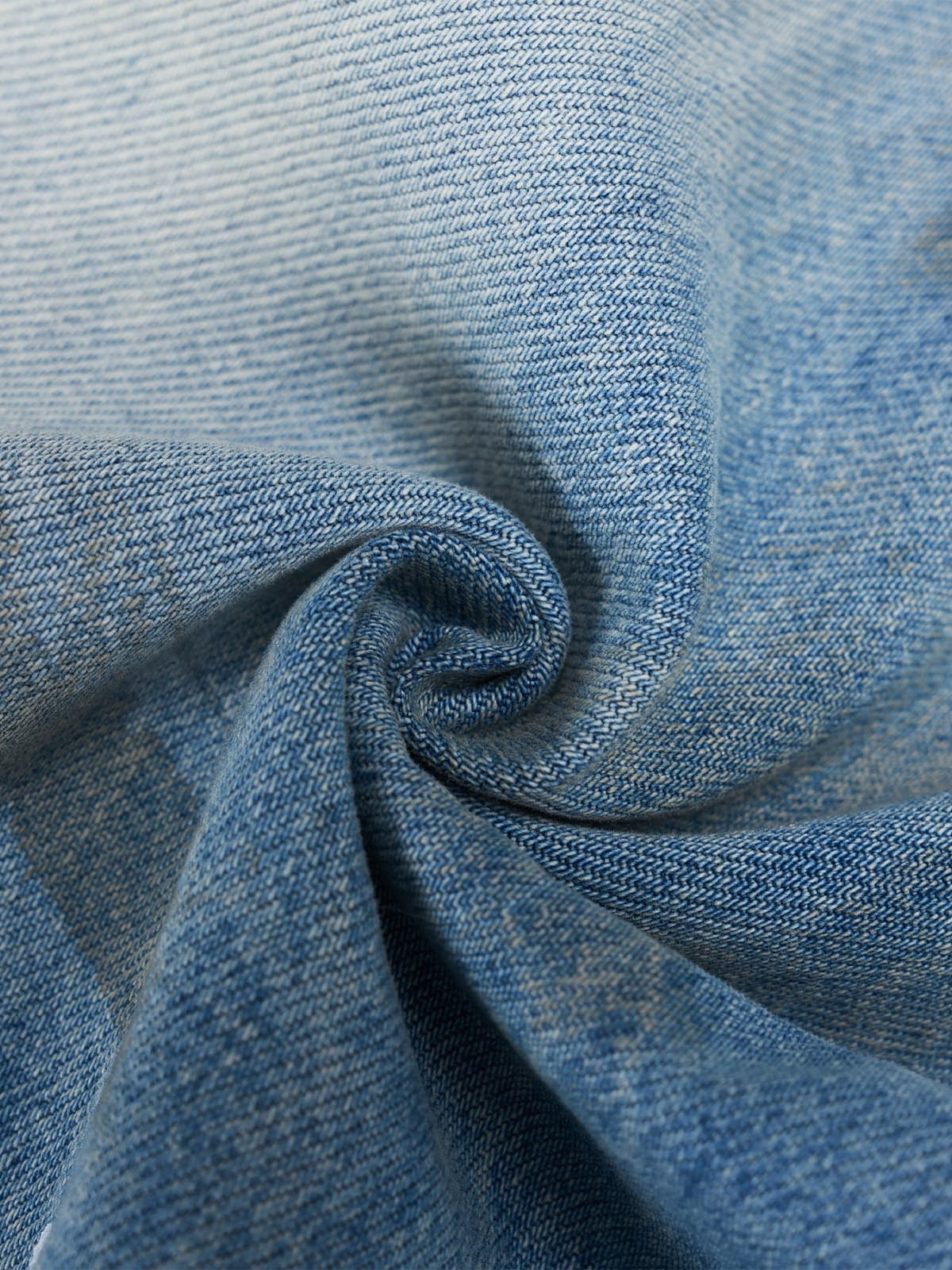 Vintage Heavy Splatter Washed Denim Wide Leg Jeans