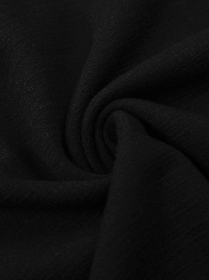 Cotton Long Sleeve Henley Shirt with Gothic Reaper Print Dark Black Graphic Sweatshirt for Men?