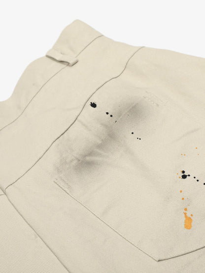 Retro Inkjet Dirty Dyed Barrel Pants 