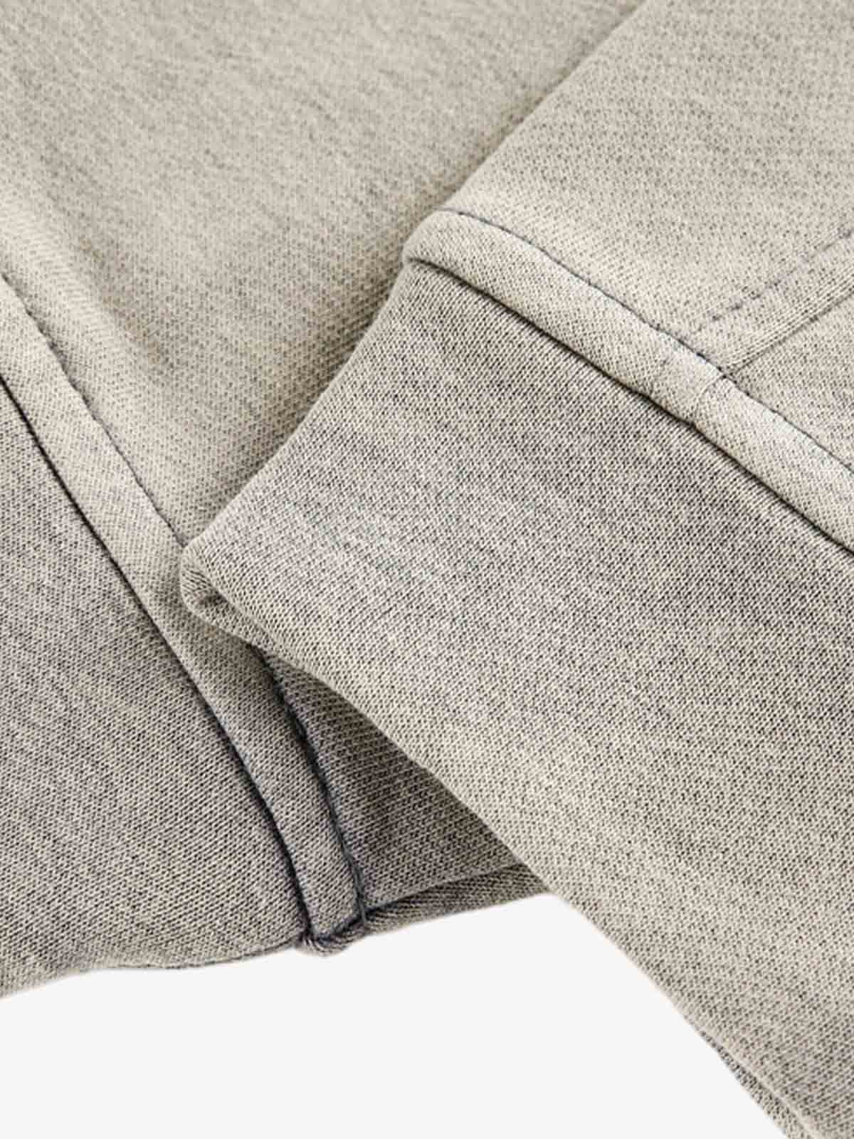 Washed Distressed Zip-up Hooded Sweatshirt 