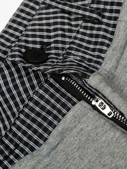 High-Waisted Wide-Leg Pants with Contrast Waistband 