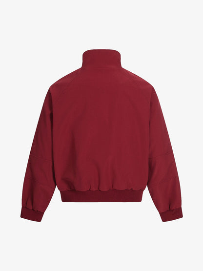 Cotton-Blend Track Suit Set with White Stripes - Oversized Zip-Up Jacket and Wide-Leg Pants?