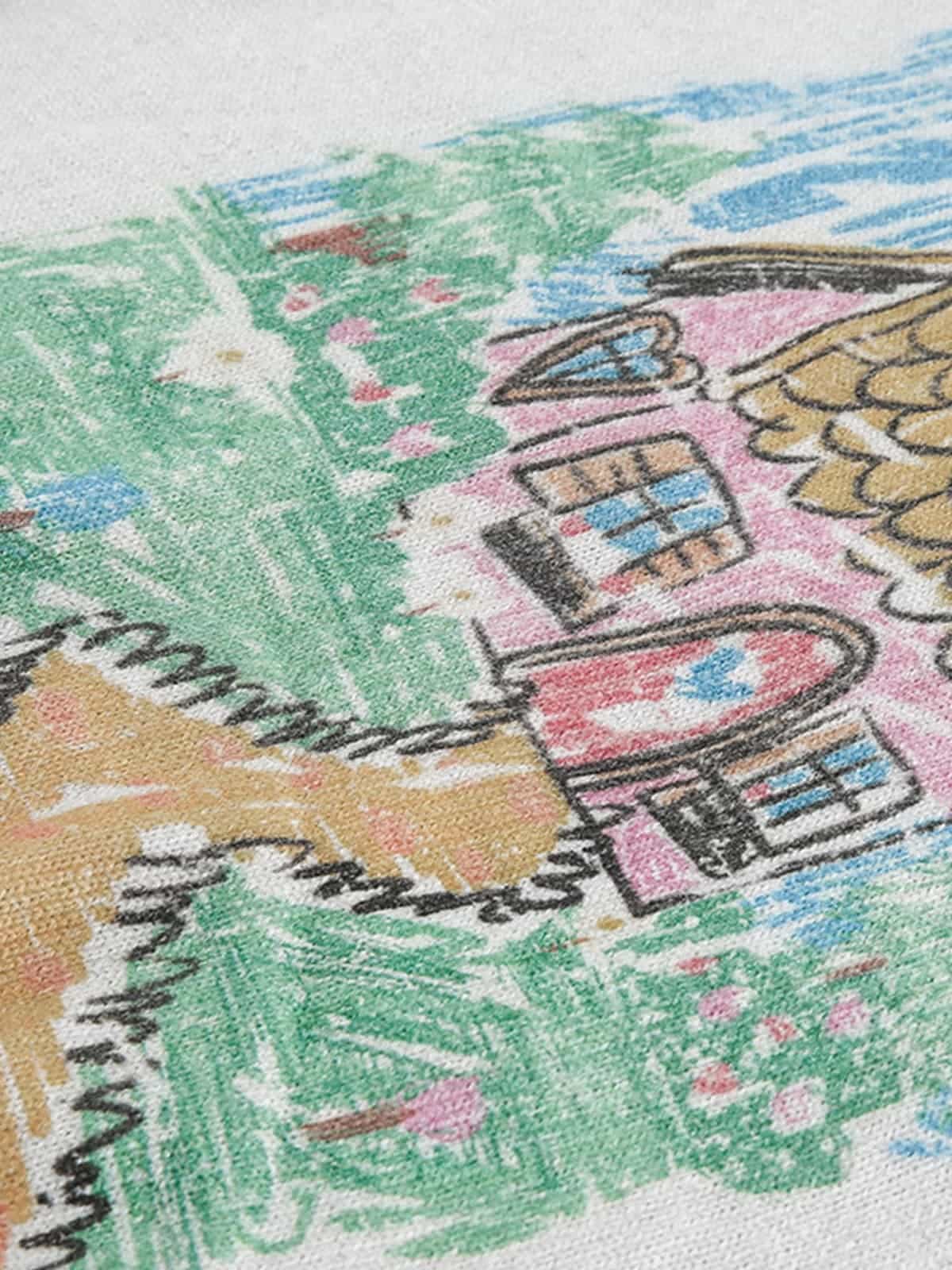 Cozy Cottage Sweater - Perfect for Casual and Festive Occasions 