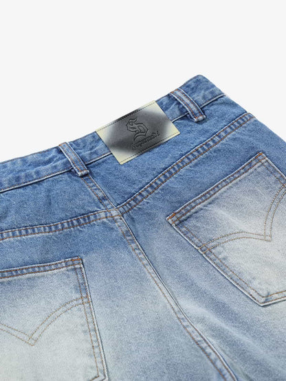 High-Waisted Wide-Leg Cargo Pants with Unique Pocket Design 