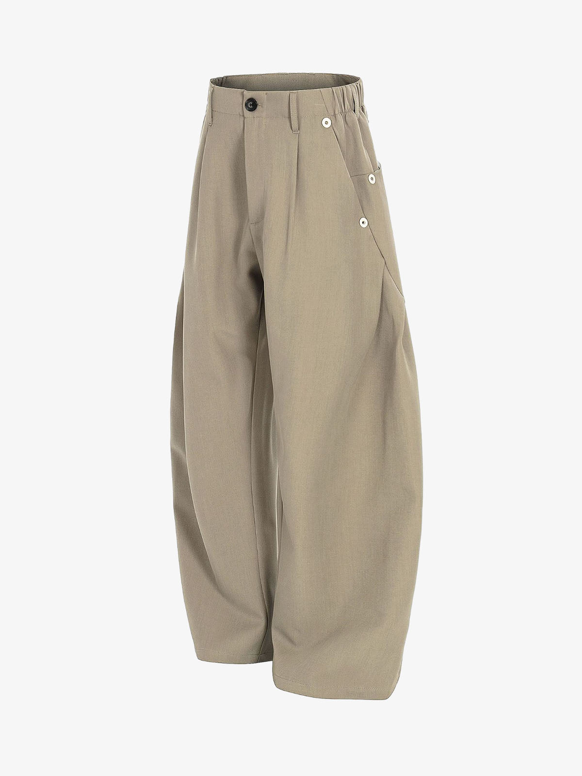 Wide-Leg Cargo Capri Pants with Multiple Pockets 