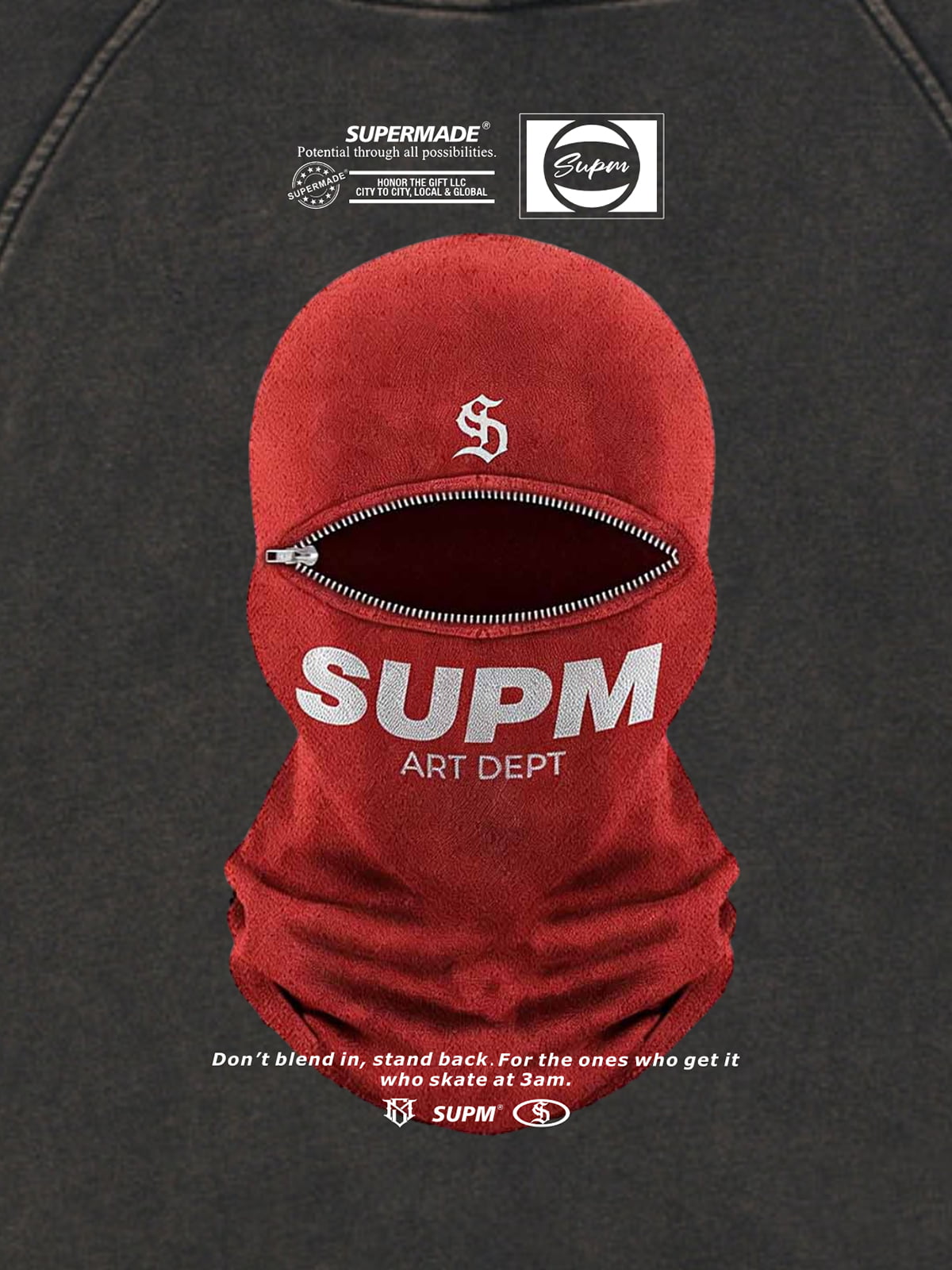 Oversized Snake Graphic Hoodie with Bold Print Design 