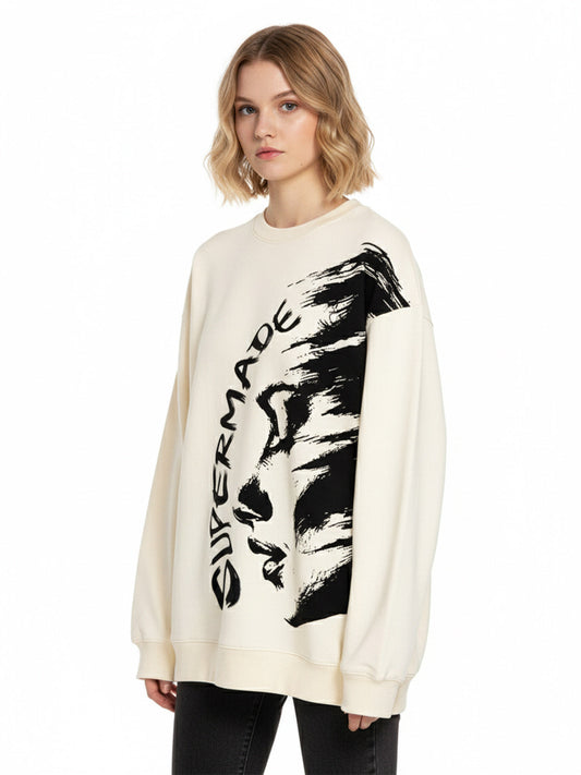 Stylish Graphic Crewneck Sweatshirt for Casual Wear 