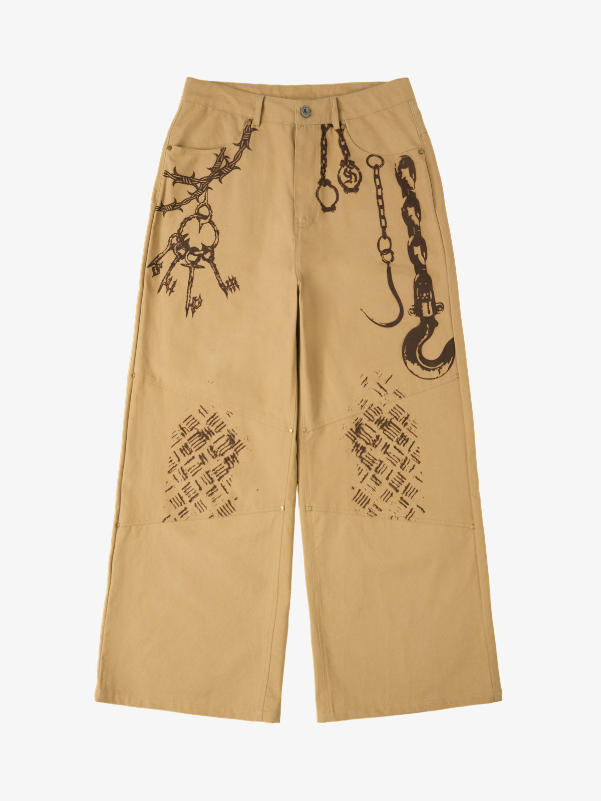 Supermade Retro Slogan Embroidered Canvas Set 