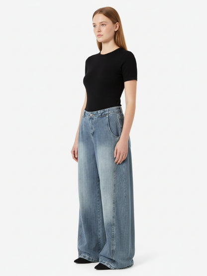 Retro Cleanfit Washed Baggy Jeans