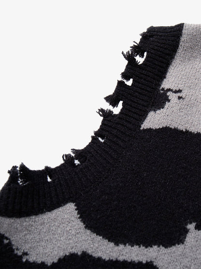 Stylish Contrast Panel Zip-Up Sweater for Casual and Sporty Looks 