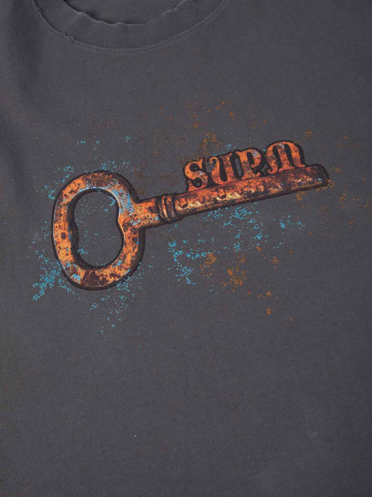 Supermade Rusty Metal Key Print T-Shirt?