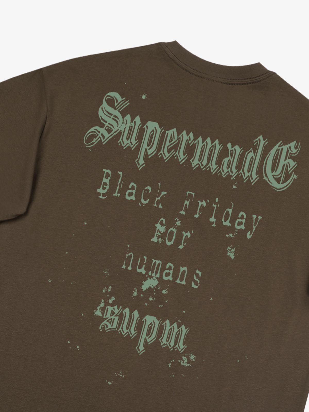 THE SUPERMADE Black Friday Gothic Skull Spiderweb Graphic T-Shirt 