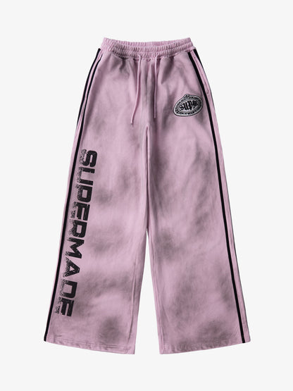 Supermade Vintage Distressed NO.3 Stand Collar Tracksuit 