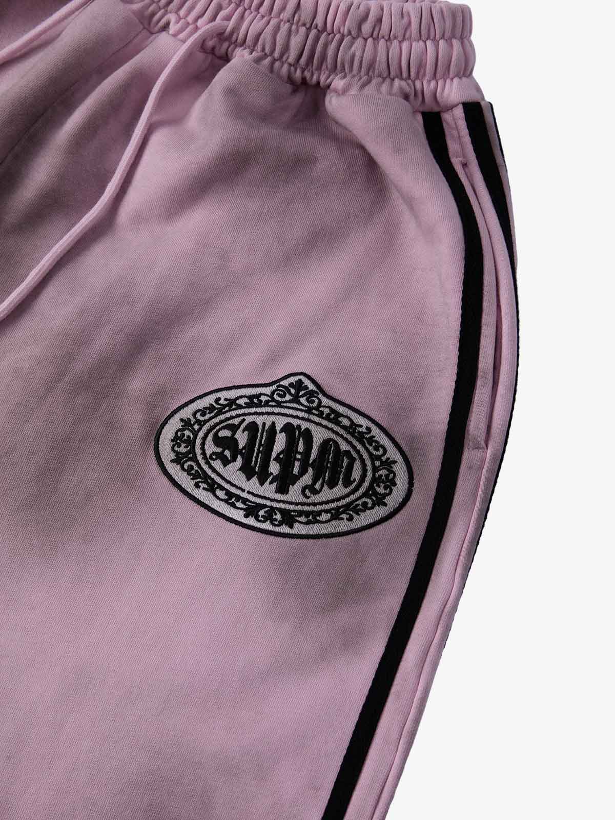 Supermade Vintage Distressed NO.3 Stand Collar Tracksuit 