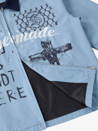 Supermade Retro Slogan Embroidered Canvas Set 