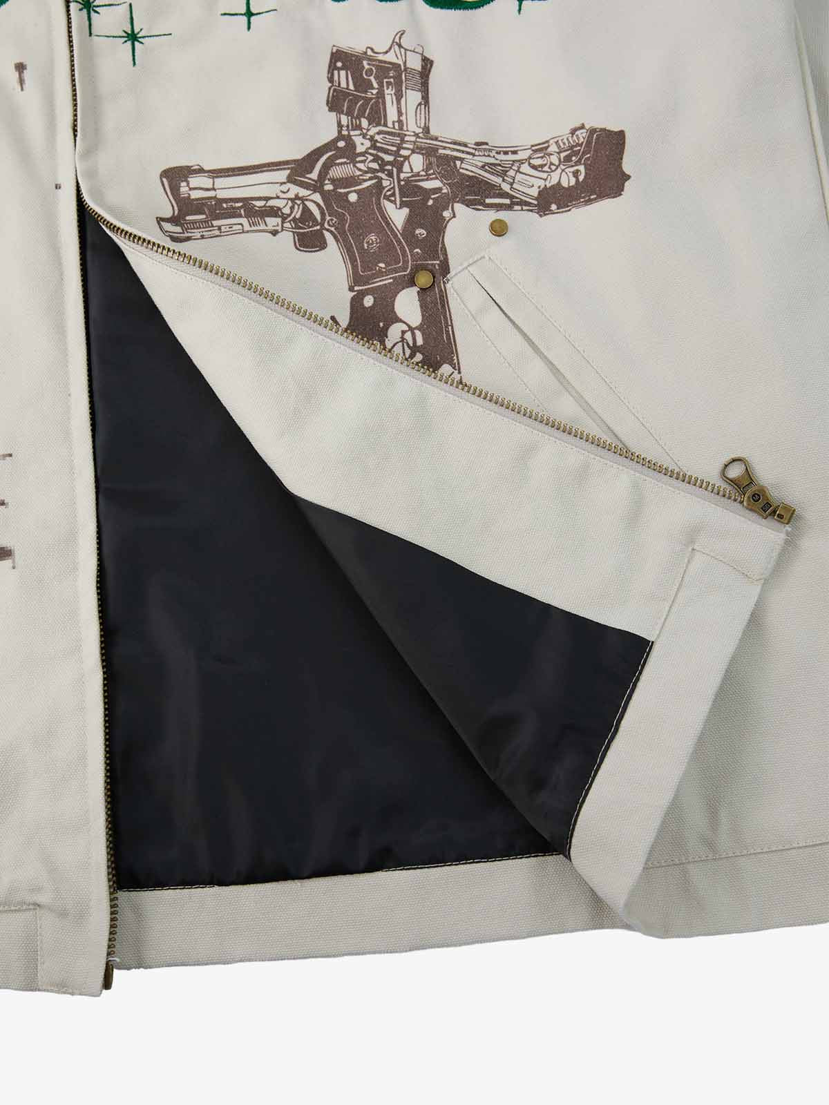 Supermade Retro Slogan Embroidered Canvas Set 