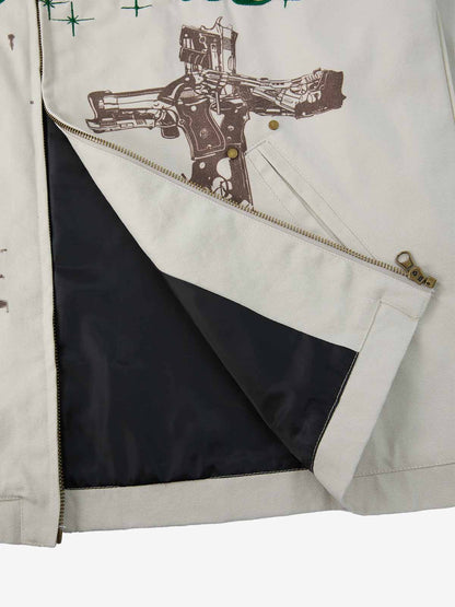 Supermade Retro Slogan Embroidered Canvas Set 