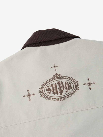 Supermade Retro Slogan Embroidered Canvas Set 