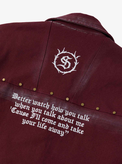 Supermad Logo Gothic Letter Print Set 