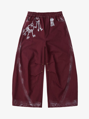 Supermad Logo Gothic Letter Print Set 