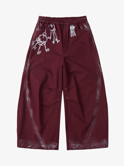 Supermad Logo Gothic Letter Print Set 