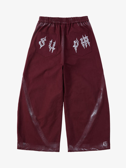 Supermad Logo Gothic Letter Print Set 