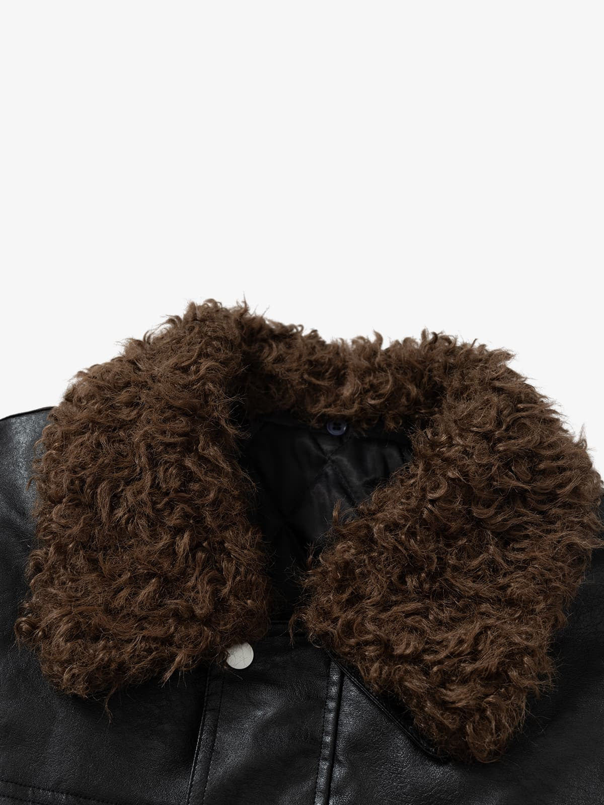 Winter-Ready Corduroy Jacket with Faux Fur Trim for Men 