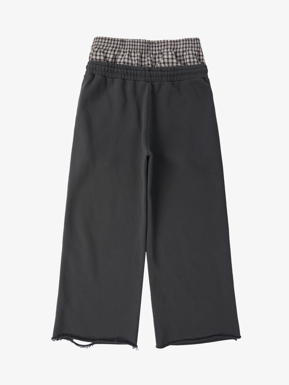 Supermade Vintage Distressed Print Patchwork Sweatshirt Set 