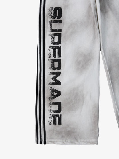 Supermade Vintage Distressed NO.3 Stand Collar Tracksuit 