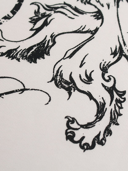 Knight Crest Graphic T-Shirt - Stylish and Comfortable Layered Design for Everyday Wear 