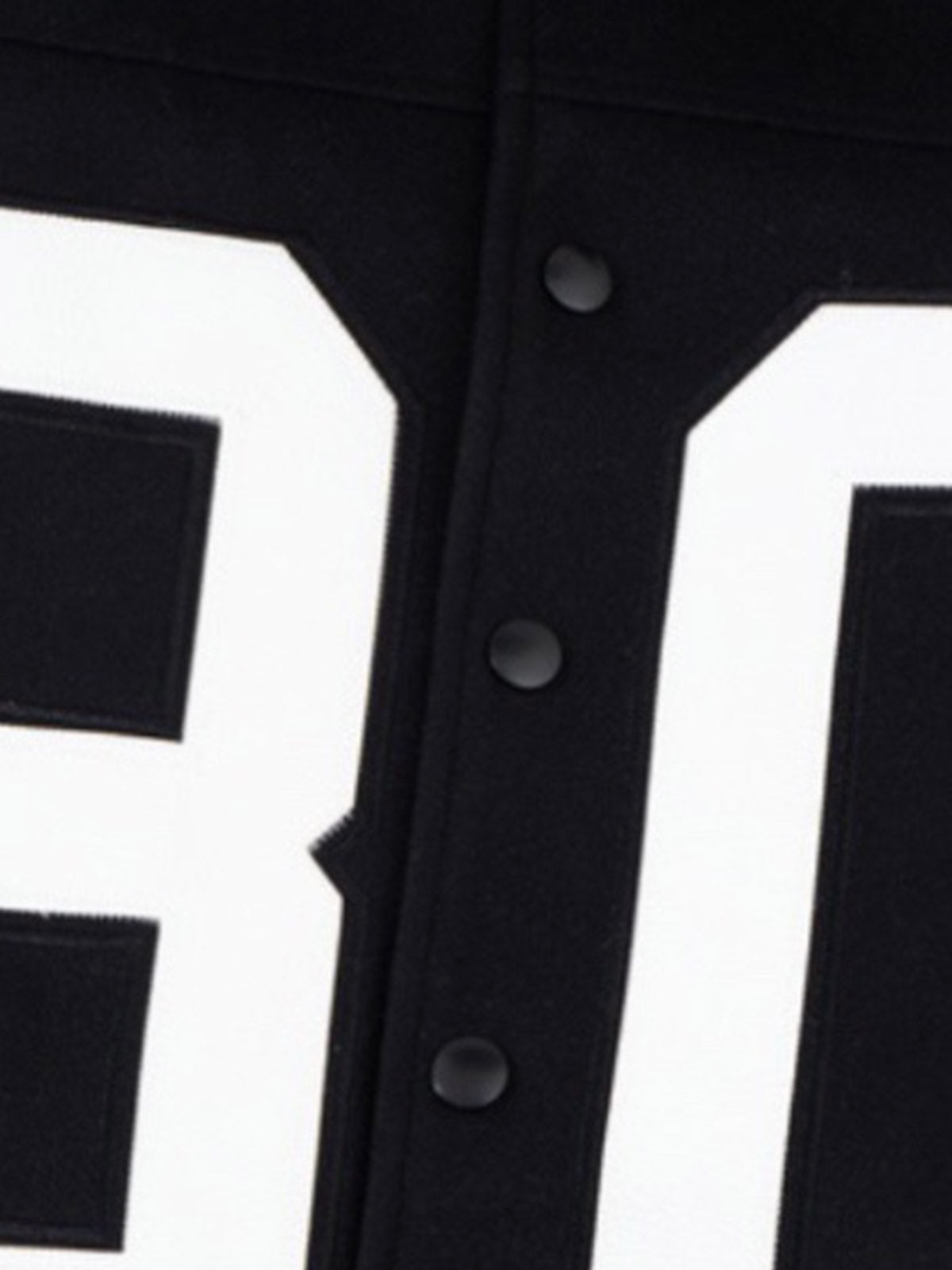 Cotton Blend 80 Number Baseball Jacket Men's Casual Sporty Varsity Coat with Ribbed Cuffs and Hem 