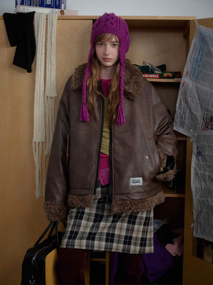 Stylish Faux Fur Trimmed Jacket for Winter Warmth and Fashion 