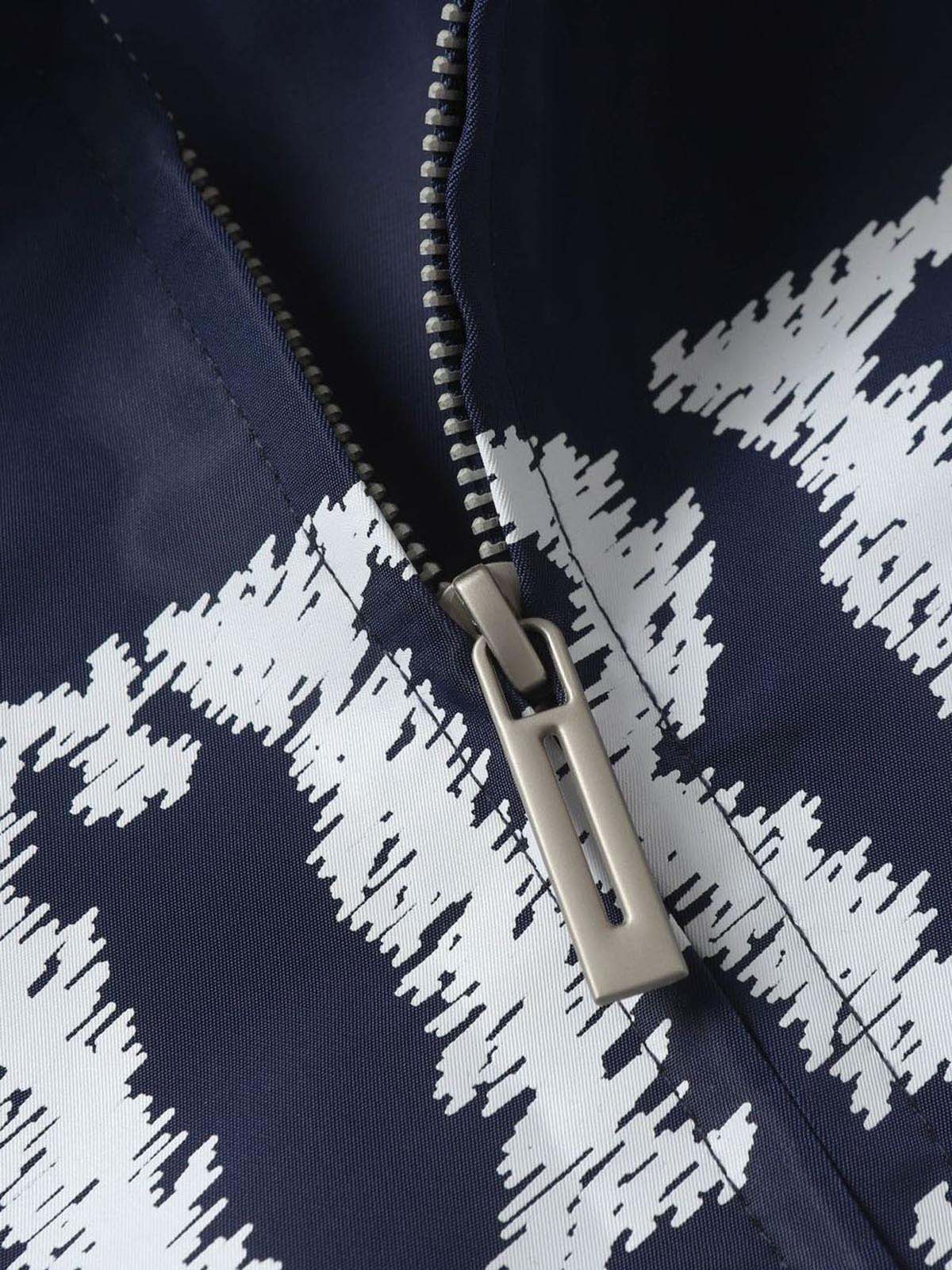 Stylish Bomber Jacket with Bold Graphic Design for Everyday Wear 