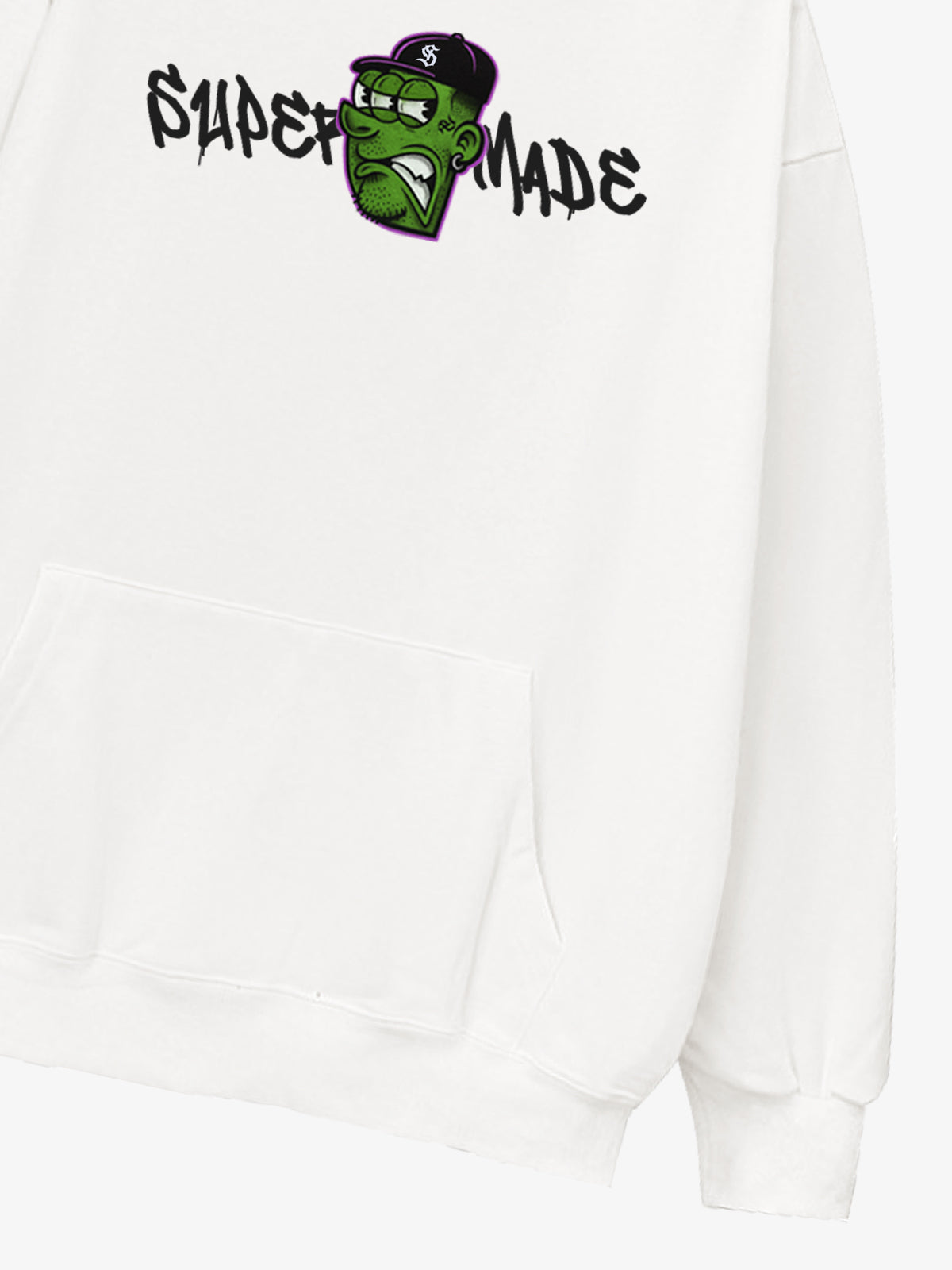 Stylish Graphic Hoodie with Unique Face Design for Casual Wear 