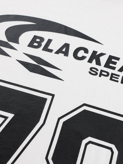 Sporty Long Sleeve Top with Bold Number Design for Active Enthusiasts 