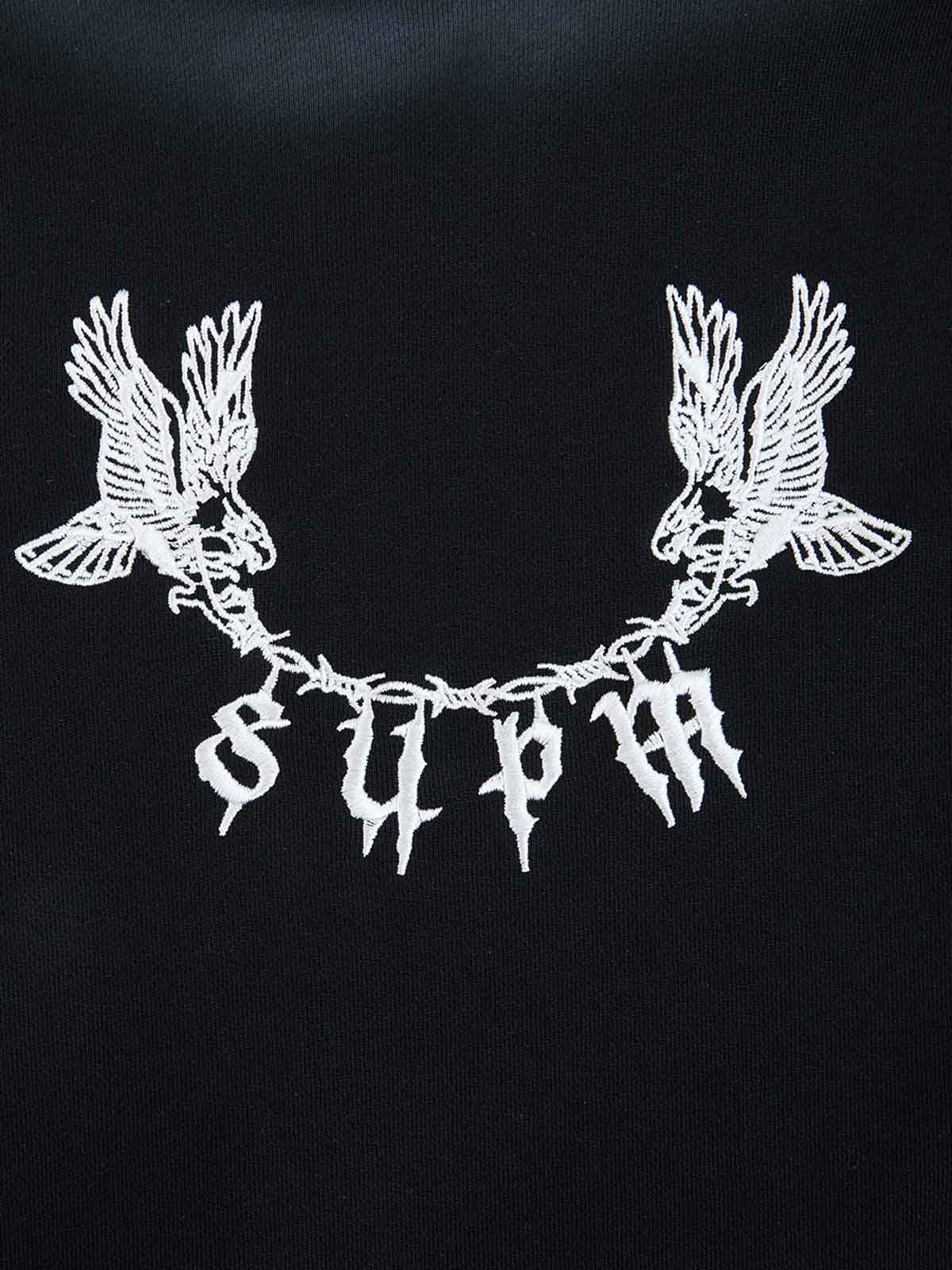 Supermade Distressed Embroidered Tie Dye Set