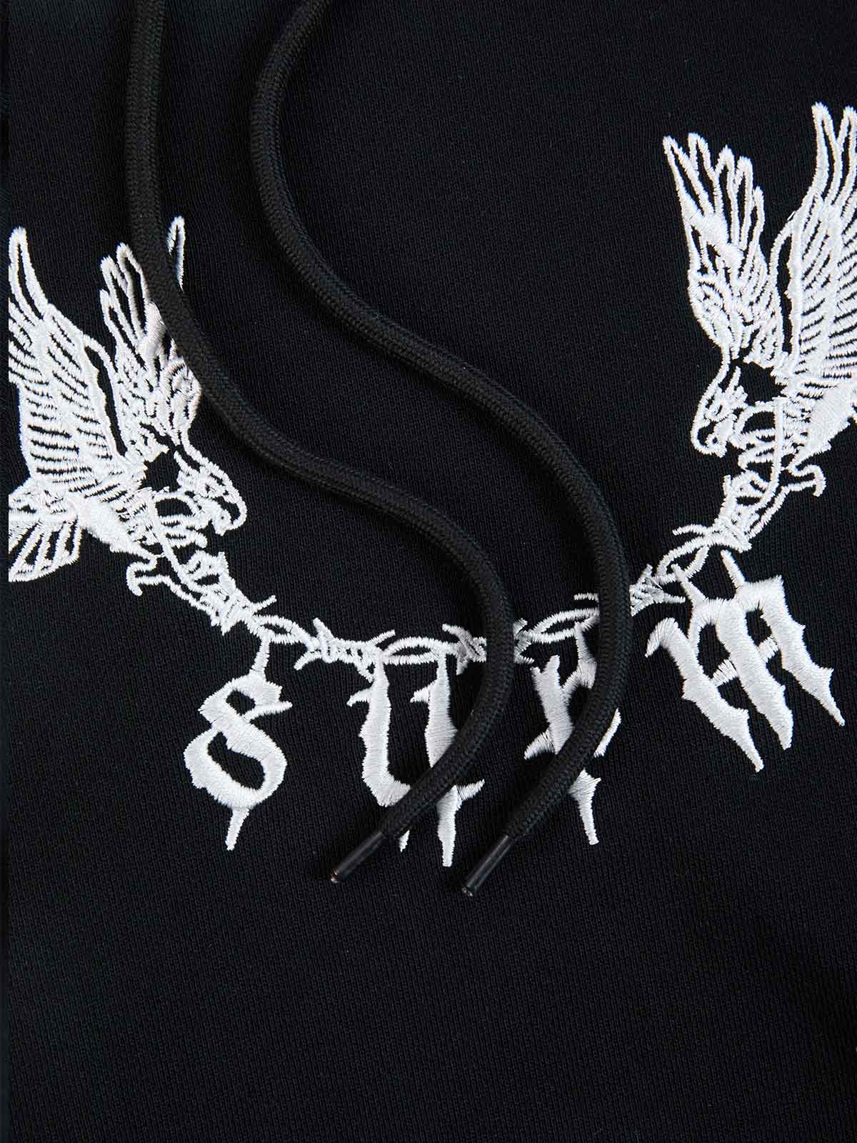 Supermade Distressed Embroidered Tie Dye Set