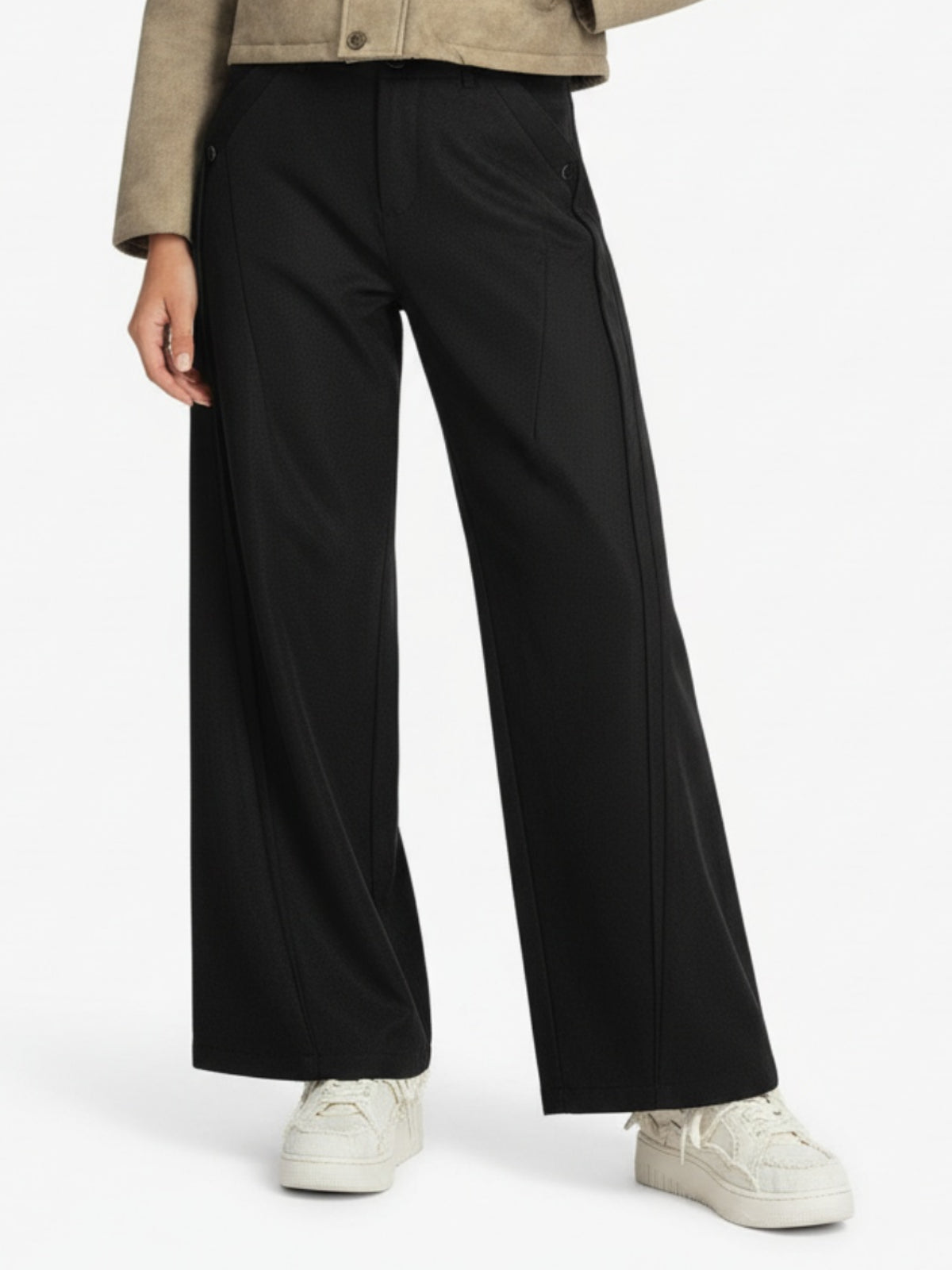 Street Deconstruction Split Casual Suit Pants